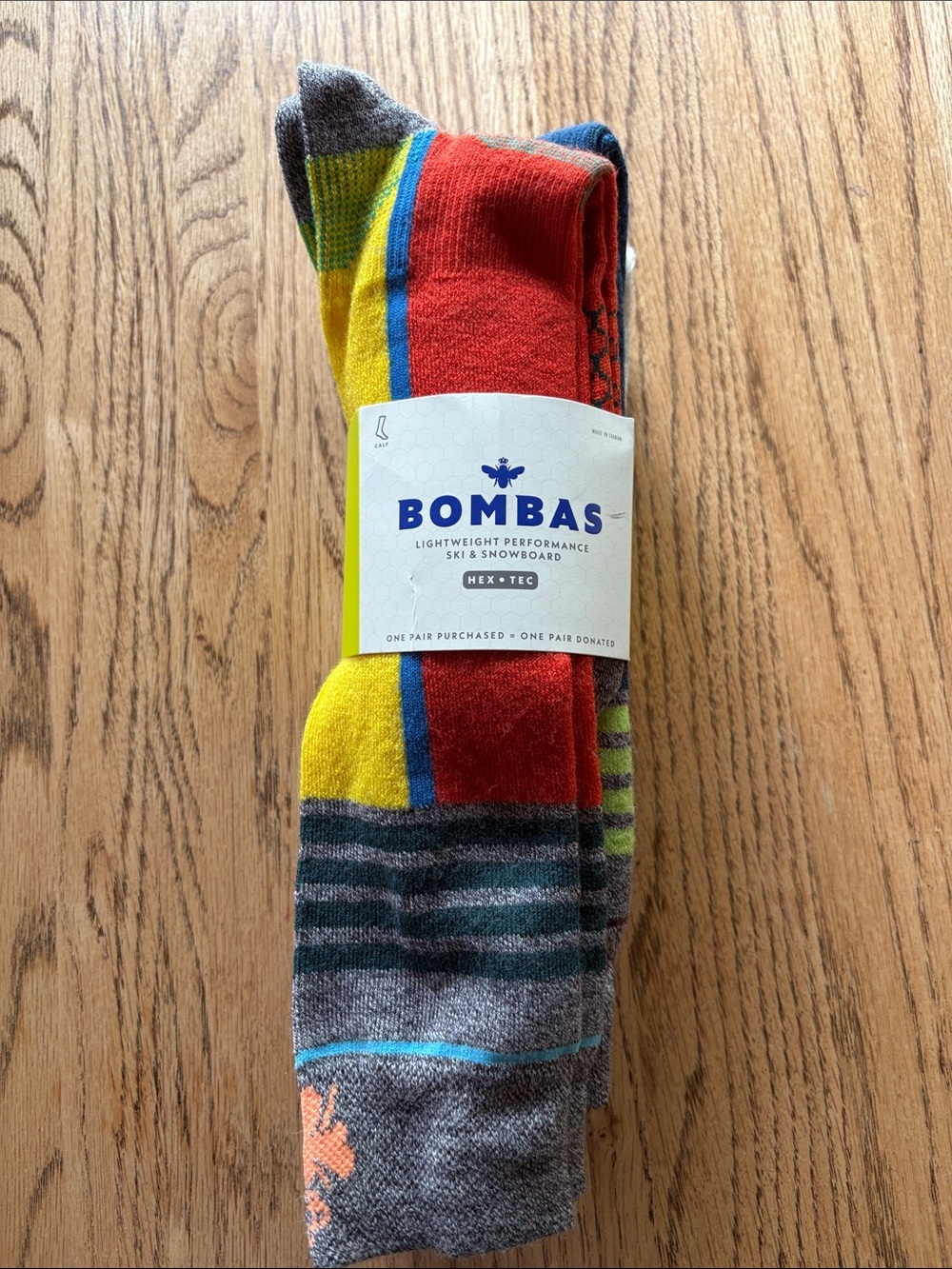 Bombas Merino Wool Ski Snowboard Socks 4 pack NWT size large